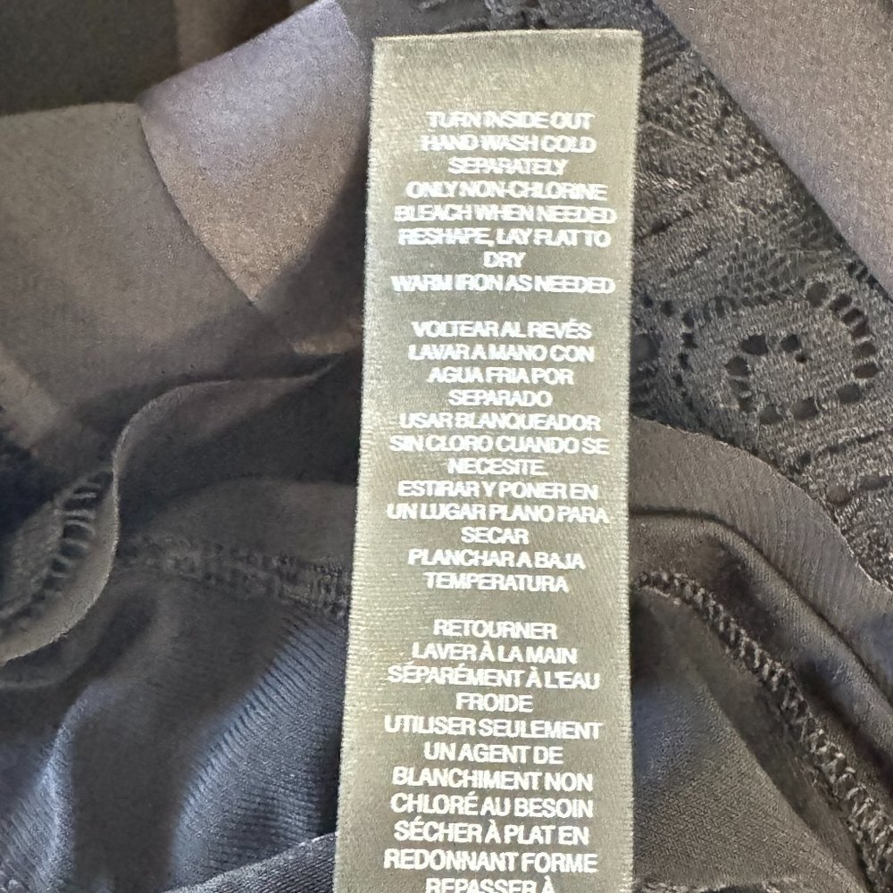 WHBM Black Tiered Halter Top - Picture 11 of 11